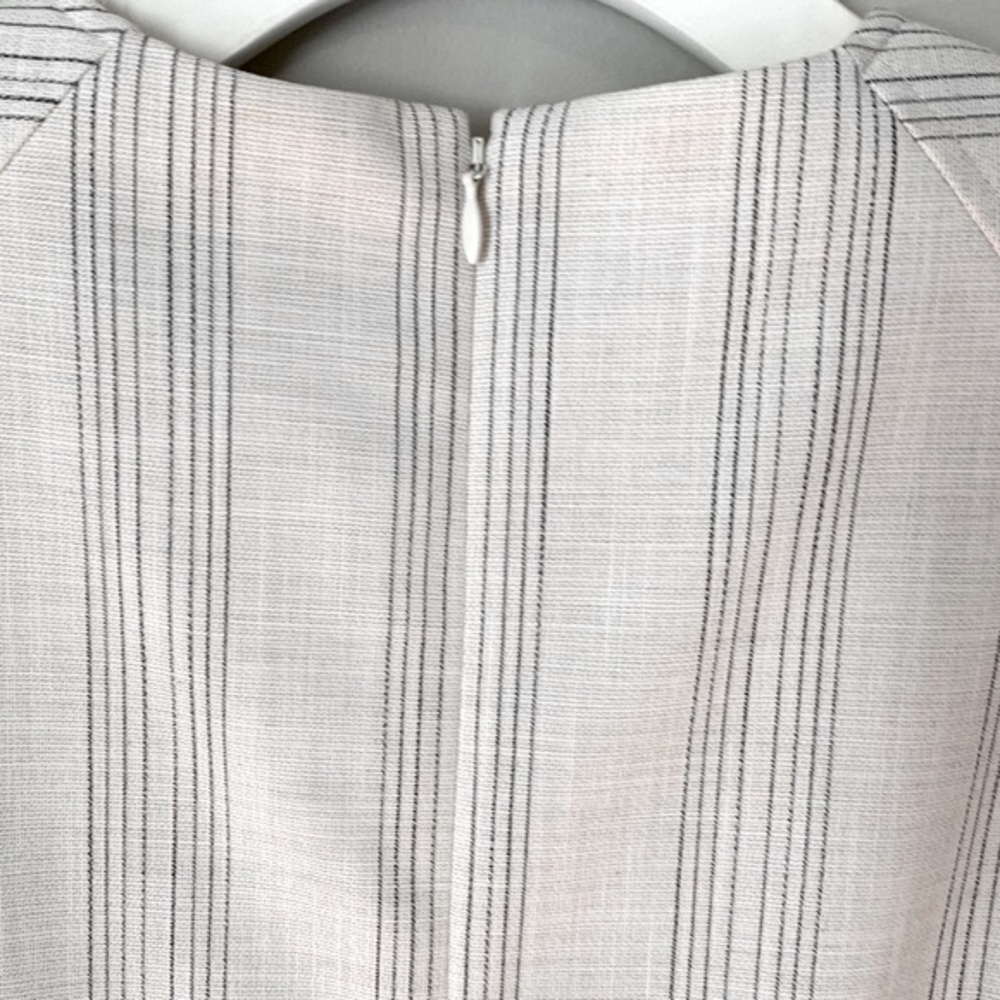 Elie Tahari Galiena size 10 Striped Zip-Front Dress - Picture 12 of 16